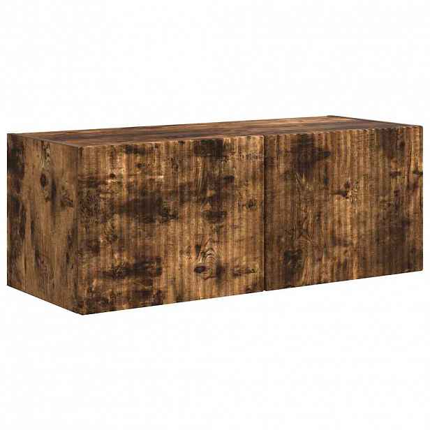 vidaXL TV wall cabinet 78,5 x 30 x 29,5 cm Kouřový dub