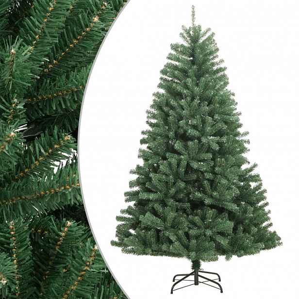 vidaXL Umělý sklápěcí vánoční stromek se stojanem zelený 150 cm