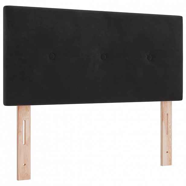 vidaXL Čelo postele Černý 80 cm samet