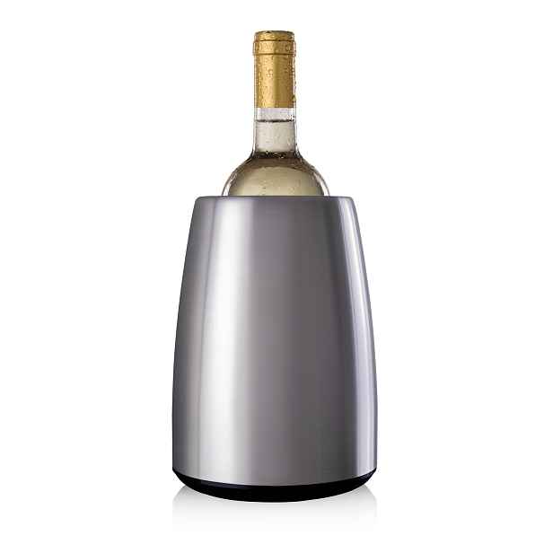 Chladicí nádoba na víno s aktivní vložkou ELEGANT, Vacu Vin, nerez, 3649360