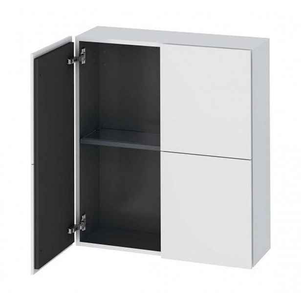 Duravit L-Cube - Skříňka 80x70x24 cm, 2 dvířka, bílá mat LC116701818