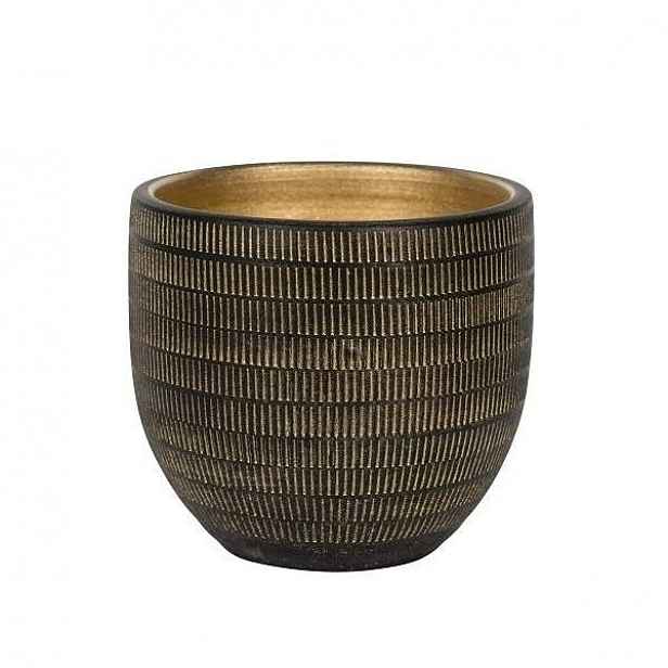 Obal LE HAVRE 20-01WG keramický zlato-černý 14cm