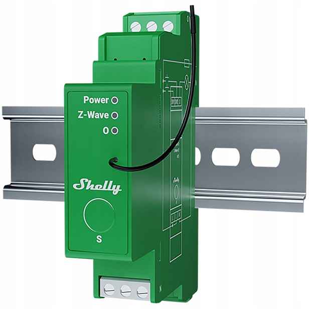 Shelly Wave Pro Dimmer 1PM 1KANÁLOVÝ Ovládač Stmívač Pro Zwave Smart