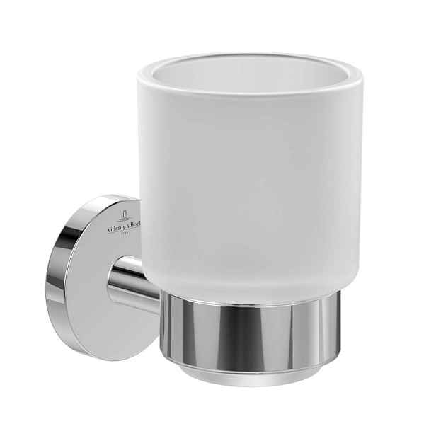 Villeroy & Boch Elements Tender - Držák kartáčků a pasty, sklo/chrom TVA15101800061