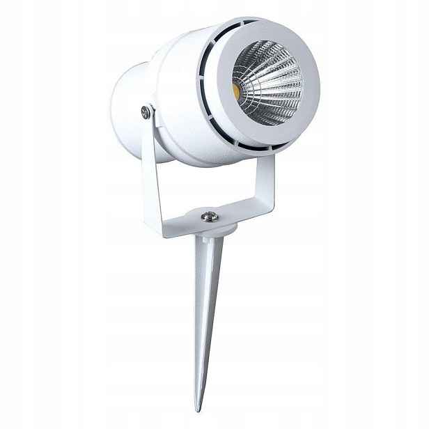 Zahradní zapichovací reflektorová lampa s regulací Led, bílá, teplé světlo V-tac