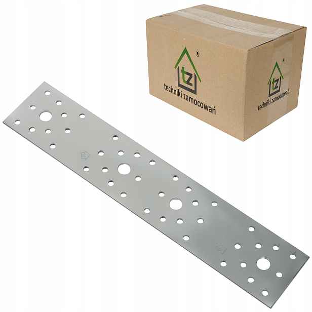 Tesařské spojky ploché 280x55 x 2,5 mm 50 ks Perforované destičky LP4