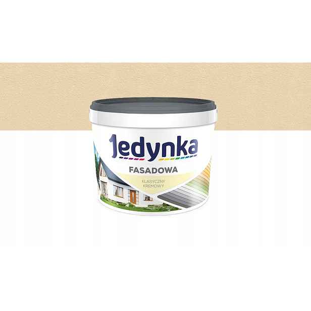 Jedynka Fasádní barva pro fasády a interiéry, klasická krémová 9L