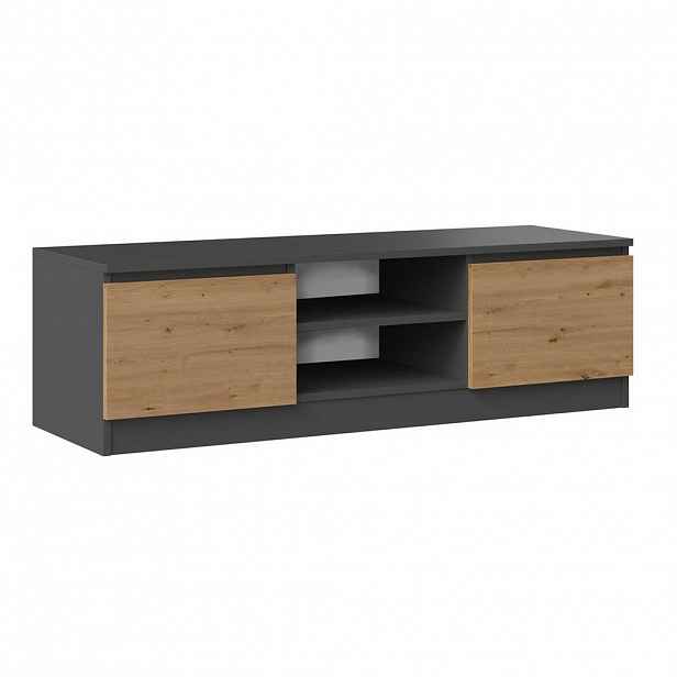 RAUMHIRSCH FURNITURE NÍZKÁ SKŘÍŇ Anthrazit, Artisan 120/36/40