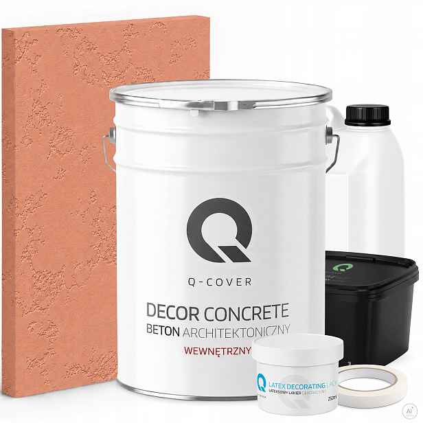 Vnitřní Architektonický Beton Set Pudrová Růžová F315 19kg Komplet 10m2