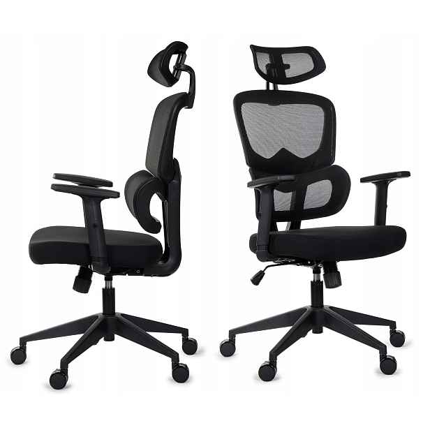 Ergonomické kancelářské křeslo Giosedio FXA004 s nastavitelnými područkami, Bozp