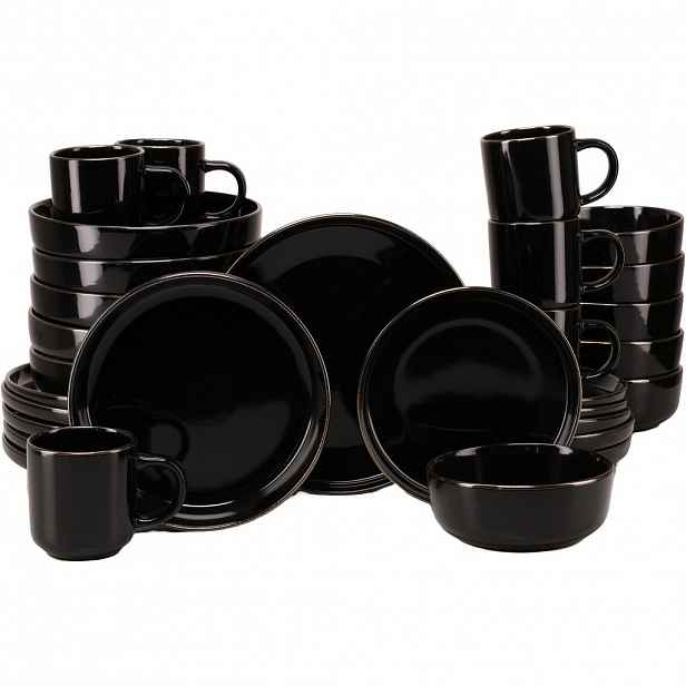 Creatable KOMBINOVANÁ SOUPRAVA Nordic Festive Schwarz 30dílné