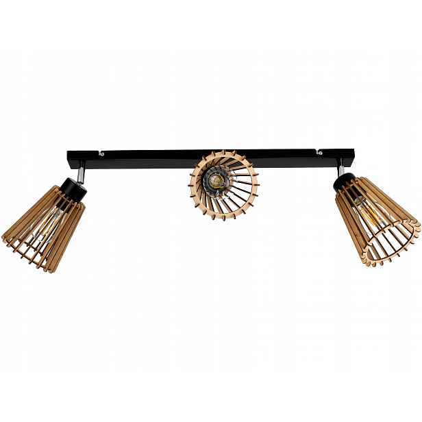 Lampa stropní svítidlo lustr pohyblivý strop 3 Dřevo eko