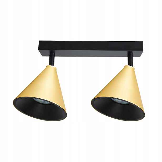 Obal Cone Spot zlatý 2xGU10