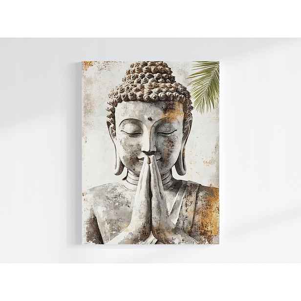 Obraz Na Plátně Canvas Socha Božstvo Buddha Náboženství Víra 60x80