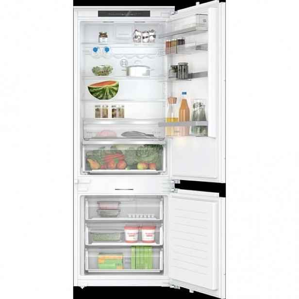 Bosch Serie 6 vestavná lednice s mrazákem dole 193.5 x 70.8 cm ploché panty s jemným dovíráním KBN96ADD0