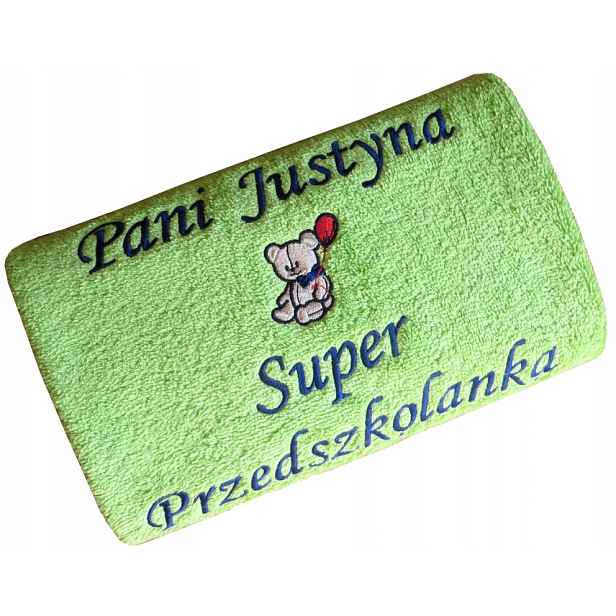 Dárek pro Předškoláka paní z mateřské školy Zakončení Roku ručník Výšivka