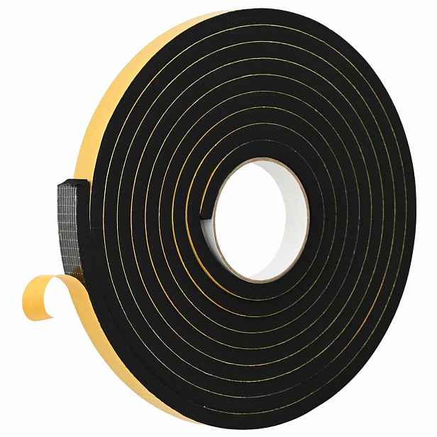 vidaXL Samolepicí pěnová páska 20 ks Černá 20mm x 5m Pěna CR