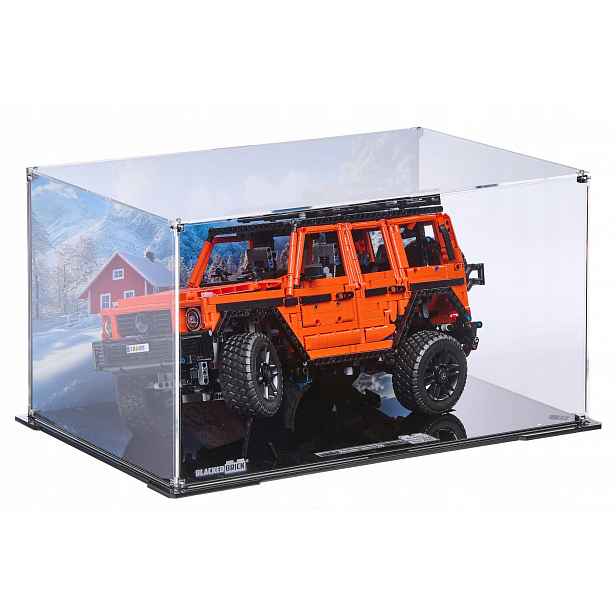 Vitrína s pozadím Blacked Brick pro Lego 42177 Technic Mercedes-Benz G 500