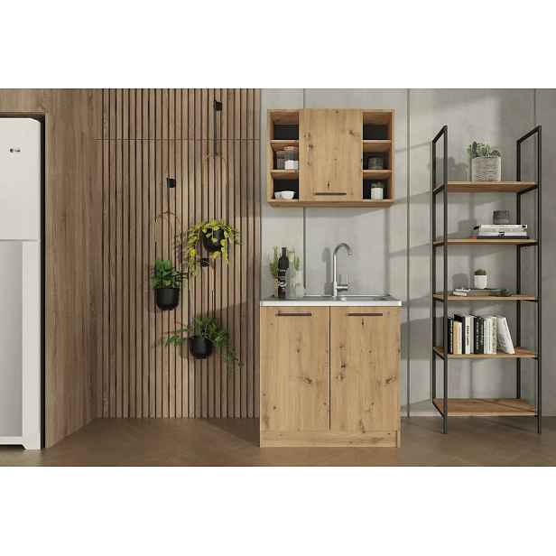 Casarredo Kuchyně BRUZ 80 cm, barva dub artisan