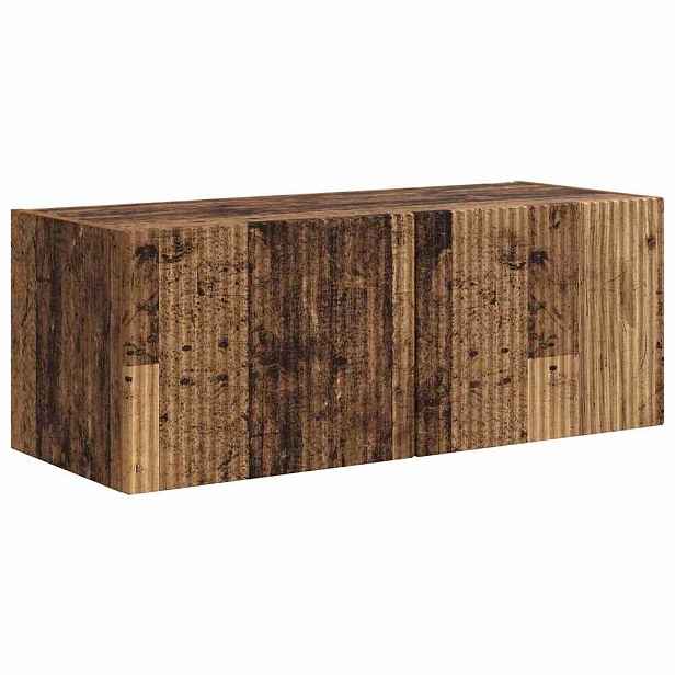 vidaXL TV wall cabinet 78,5 x 30 x 29,5 cm Staré dřevo