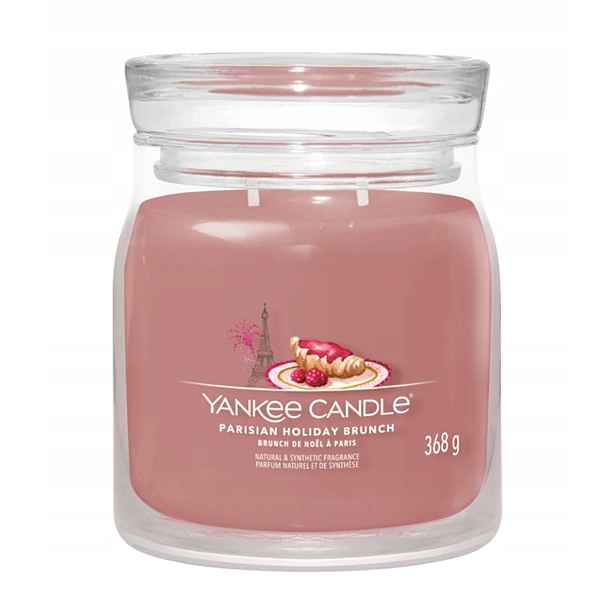 Yankee Candle Parisian Holiday Brunch střední sójová svíčka s dvěma knoty 368 g
