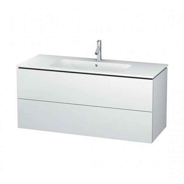 Duravit L-Cube - Umyvadlová skříňka 55x122x48 cm, 2 zásuvky, bílá mat LC624301818