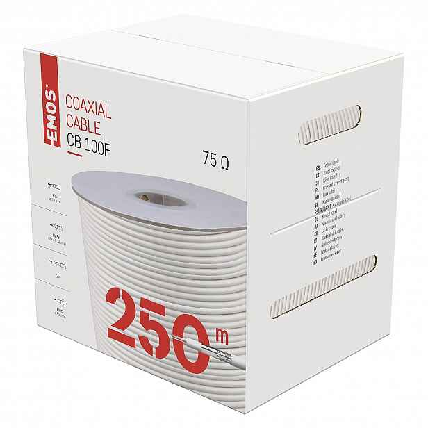 Emos S5241S koaxiální kabel CB100F 250 m