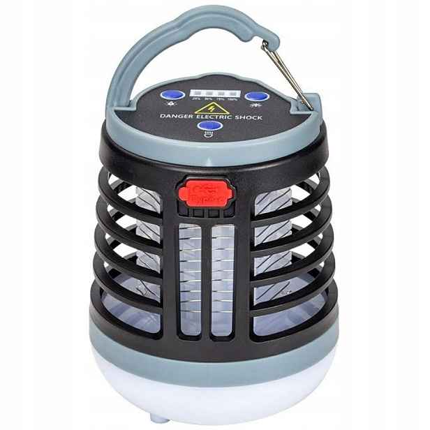 Insekticidní lampa 1200 mAh černá