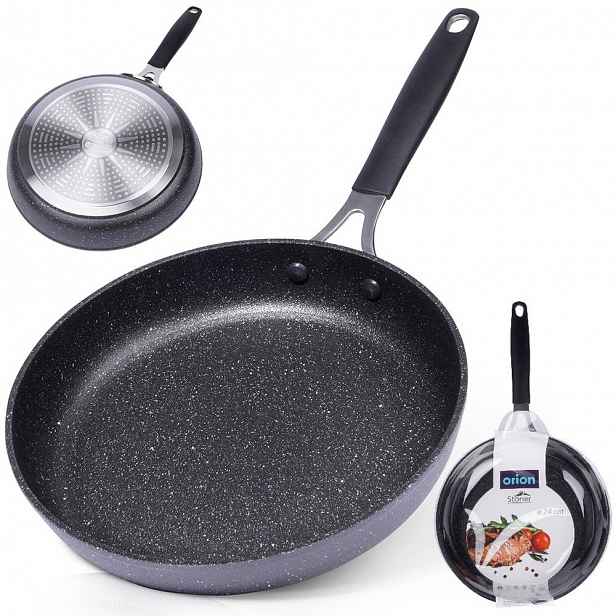 Pánev Orion Stoner granitová mramorová, nepřilnavá, mramorová, 24 cm
