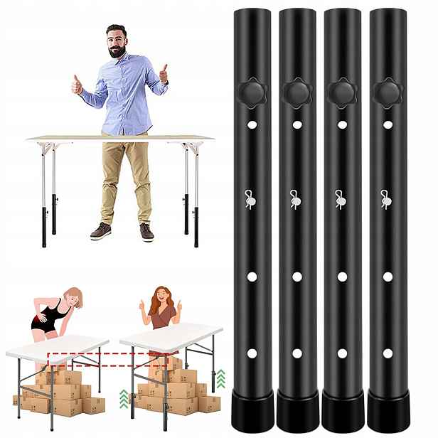 Prodlužovací kabely pro nohy stolu, Podnožky pro stoly, Nastavitelná výška, Nohy nábytkové