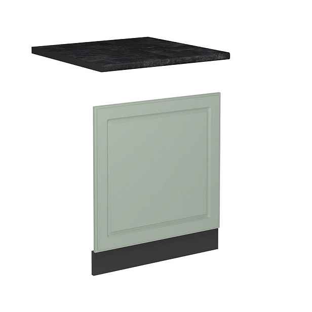 Vicco PŘEDNÍ PANEL R-Line, Mint venkovský dům/Antracit, 60 cm pracovná doska antracitová