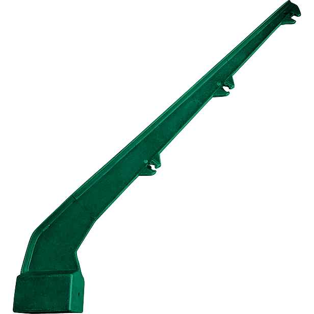 Bavolet jednostranný Pilodel Al + PVC zelený na sloupek 60×40 mm