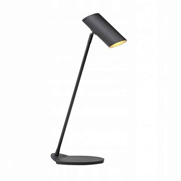 Černá stolní lampa Hester do pracovny s měkkým světlem 01/30/Lucide