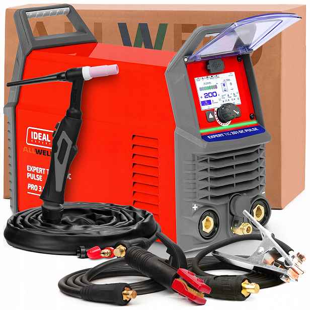 Svařovací Stroj Ideal Expert Tig 201 DC Pulse Pro 3.5 230V 200A Mma Spot Hf Lift