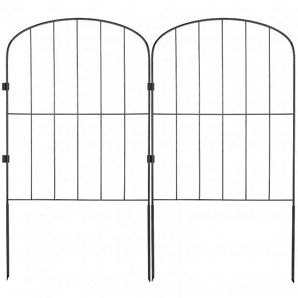TEMU VEVOR Zahradní plot, bezkopávací plot 24'' (H) x 13'' (D) Zvířecí bariéra, podzemní dekorativní zahradní oplotení se 2palcovým rozestupem hrotů,