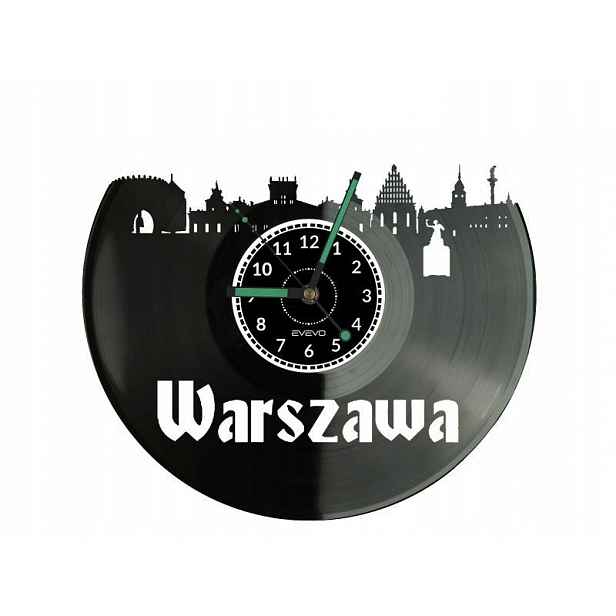 Varšava Město Polsko Nápad na Dárek Nástěnná Dekorace z vinylových desek