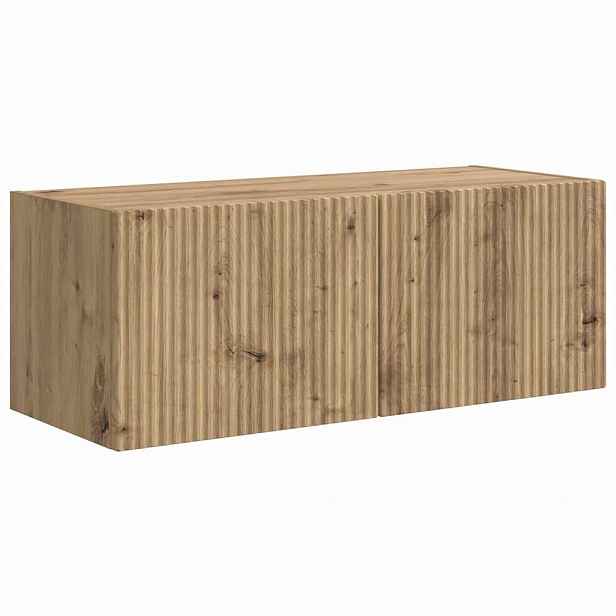 vidaXL TV wall cabinet 78,5 x 30 x 29,5 cm Dub artisan