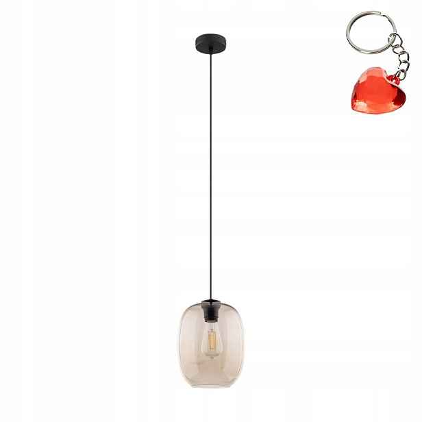 Závěsná lampa Stropní lustr Stropní Svítidlo E27 Černá Elio Tk Lighting