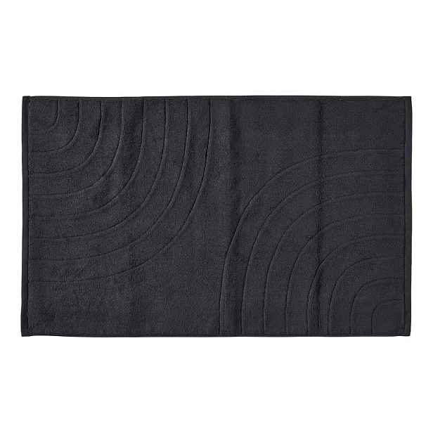 Černá koupelnová předložka 50x80 cm Time – Zone
