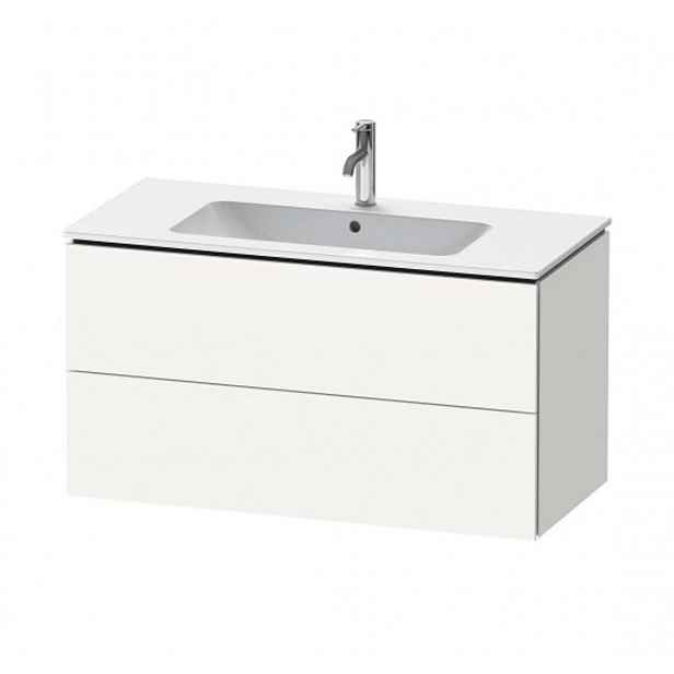 Duravit L-Cube - Umyvadlová skříňka 55x102x48 cm, 2 zásuvky, bílá mat LC624201818