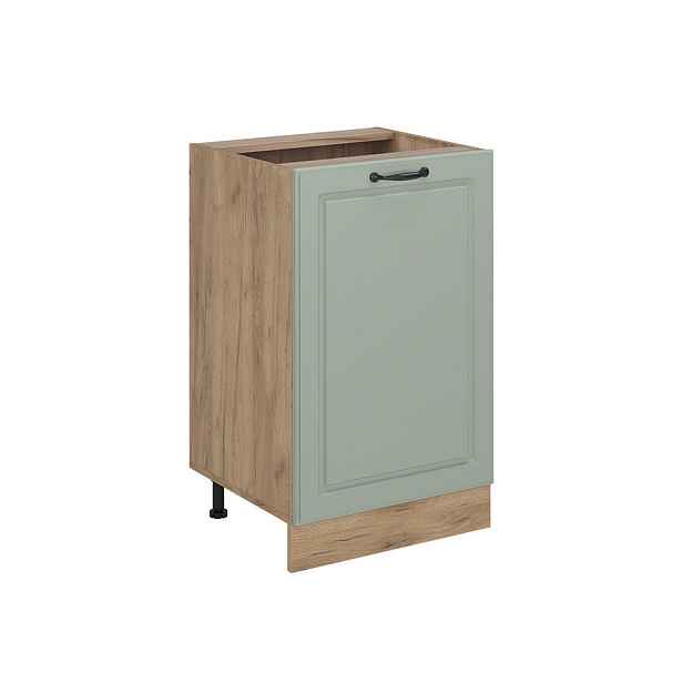 Vicco SPODNÍ SKŘÍŇKA KUCHYŇSKÉ LINKY R-Line, Mint venkovský dům/Zlatý mocný dub, 50 cm bez pracovní desky