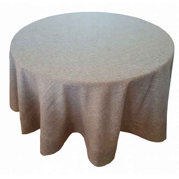 Ubrus Pati kruh 120 cm elegantní klasika Šedý