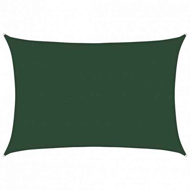 vidaXL Plachta proti slunci 160 g/m² tmavě zelená 5 x 6 m HDPE