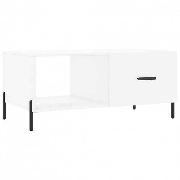vidaXL Konferenční stolek bílý 90 x 50 x 40 cm kompozitní dřevo