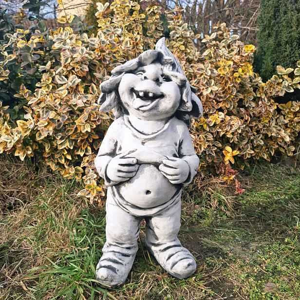 Betonová figurka Zábava Skřítek Trpaslík Troll dekorativní figurky