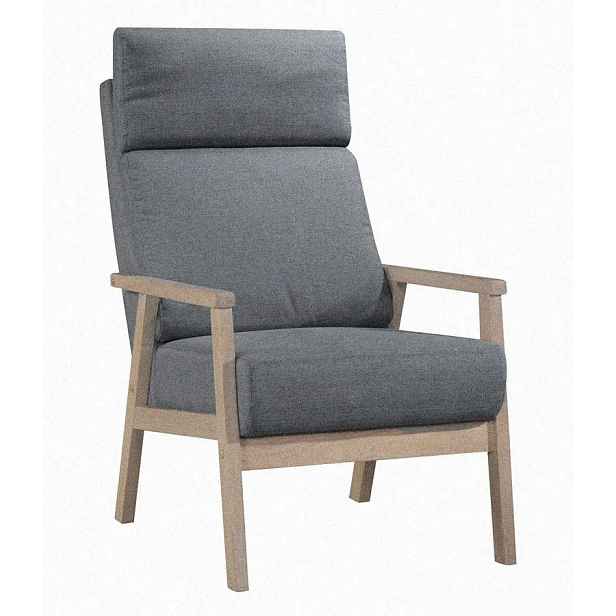 Casarredo Křeslo RELAX 1 bílá/šedá