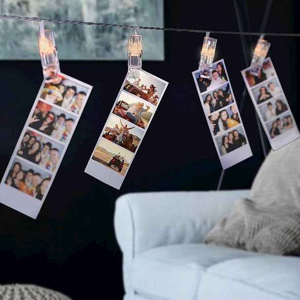 Sada dekorativních LED spon na fotografie DecoKing, 40 ks