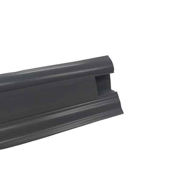 Soklová podlahová lišta SLK50 W146 Tmavě šedá 2,5 m, 2500x50x25 mm, šedá, Döllken