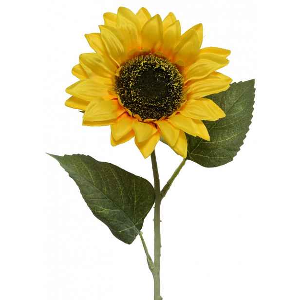 Umělá květina Slunečnice 64 cm, žlutá