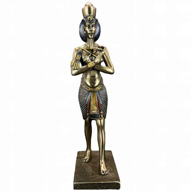 Bronzová Socha Faraon Amenhotep IV Originální Veronese WU73515A4